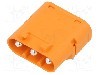 Conector alimentare DC, 1kV, 3 pini, seria LC, {{Dimensiune pin}}. AMASS - LCC40PW-M