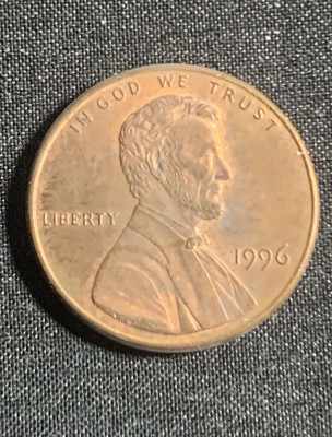 Moneda One Cent 1996 USA foto