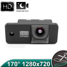 Camera marsarier HD, unghi 170 grade cu StarLight Night Vision pentru Audi A3, A4, A6, Q7 - FA909