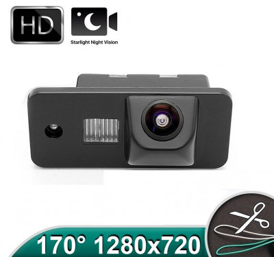 Camera marsarier HD, unghi 170 grade cu StarLight Night Vision pentru Audi A3, A4, A6, Q7 - FA909 foto