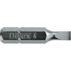Bit Narex 8071 01, plat, 1/4 , 4,0/30 mm, pachet. 30 buc