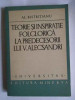 Teorie Si Inspiratie Folclorica La Predecesorii Lui V. Alecsa - Al. Bistritianu ,266327, Minerva