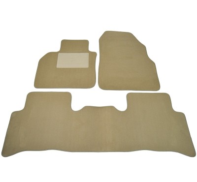 Covorase mocheta Renault SCENIC 2 6/2003-8/2009 Bej, set de 3 bucati AutoDrive ProParts foto