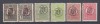 1919 LP 71 I CAROL I SUPRATIPAR P.T.T.F.F. HARTIE ALBA+HARTIE GRI SARNIERA, Nestampilat