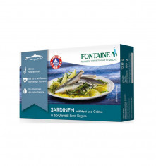 Sardine in ulei de masline extravirgin, 120g Fontaine foto