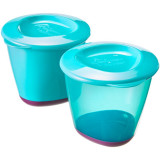 Tommee Tippee Pop-ups caserole pentru păstrarea alimentelor 2x110 ml