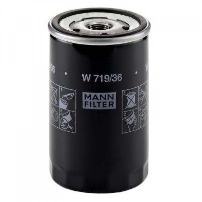 Filtru ulei Mann pentru Jaguar S-Type II, X-Type I, Land Rover Discovery III foto
