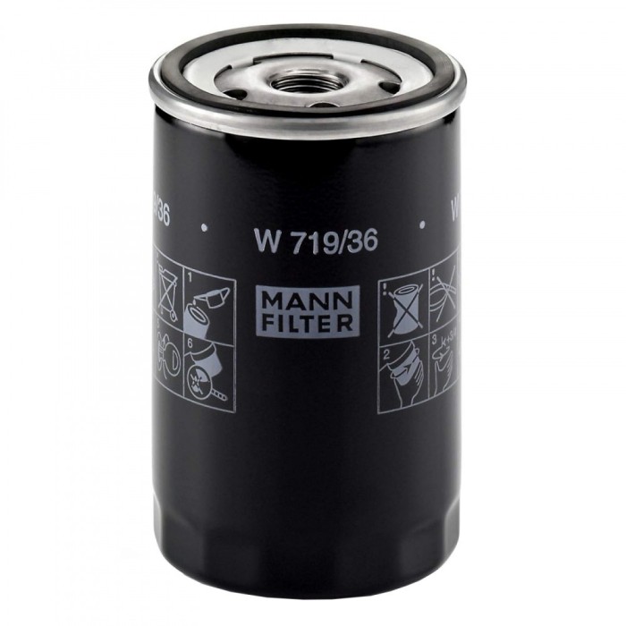 Filtru ulei Mann pentru Jaguar S-Type II, X-Type I, Land Rover Discovery III