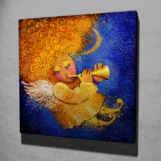 Tablou decorativ, KC069, Canvas, Dimensiune: 45 x 45 cm, Multicolor