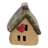 Cumpara ieftin Casuta decorativa ceramica multicolora 7x6x9 cm