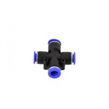 Conector furtun pneumatic PU/PE, 10mm, GEKO G03053