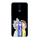 Husa compatibila cu Huawei Mate 10 Lite Silicon Gel Tpu Model Rick And Morty Connected