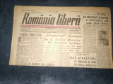 ZIAR ROMANIA LIBERA 15 MARTIE 1946