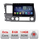 Navigatie Android Honda Civic 2005-2011 Octa Core 8GB RAM 128GB 4G GPS