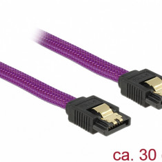 Cablu SATA III 6 Gb/s 30cm drept Premium, Delock 83690