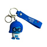 Breloc Inside Out Tristete Cauciuc, Inel Chei/Ghiozdan, 5cm, Unisex, 3 ani+