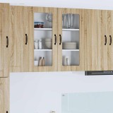 vidaXL Dulap suspendat de bucătărie Stejar Sonoma 80 x 31 x 80 cm 885067