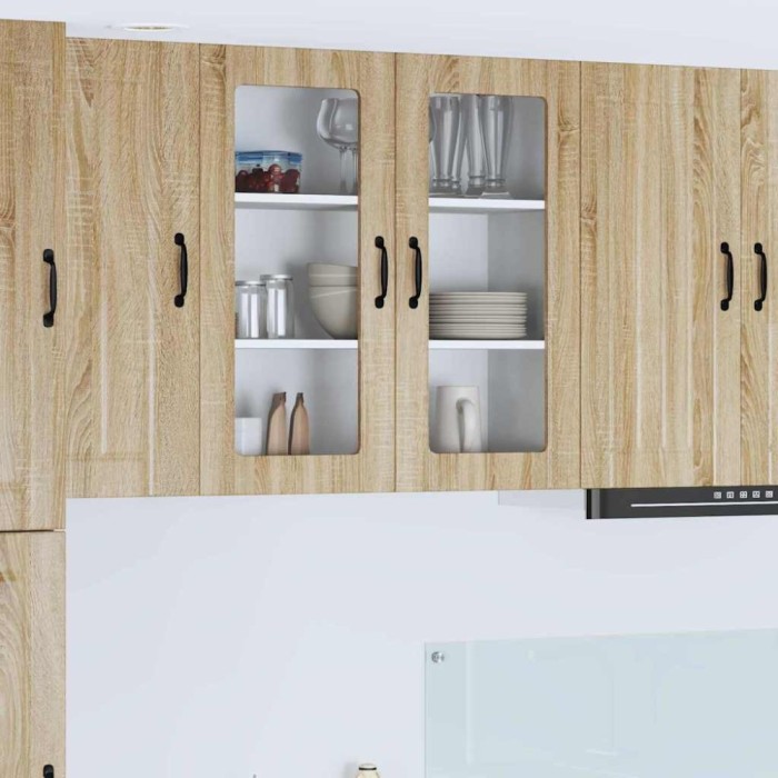 vidaXL Dulap suspendat de bucătărie Stejar Sonoma 80 x 31 x 80 cm 885067