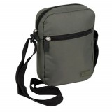 Geanta de umar tip borseta pentru barbati, Pufo Green, 19 cm, verde