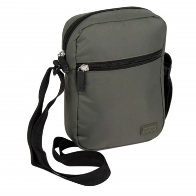 Geanta de umar tip borseta pentru barbati, Pufo Green, 19 cm, verde foto