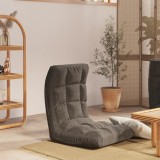 Gossi scaun pliabil de podea, gri inchis, textil
