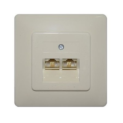 PRIZA UTP 8P4C DUBLA - 01-7110 foto