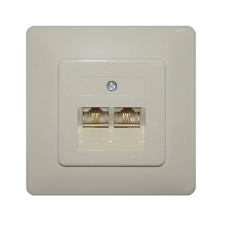PRIZA UTP 8P4C DUBLA - 01-7110