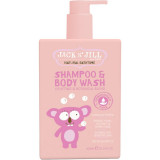 Jack N&rsquo; Jill Natural Bathtime Shampoo &amp; Body Wash Gel de dus si sampon pentru copii 300 ml
