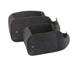 Cumpara ieftin Set 2 cosuri de depozitare Home creati, 1 x 24 x 38 x 18 cm, 1 x 19 x 28 x 14 cm