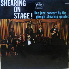 Vinil "Japan Press" The George Shearing Quintet ‎– Shearing On Stage! (VG)