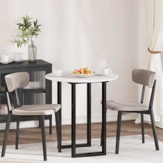 vidaXL Placă de masă Alb 70 x 70 x 1.5 cm Lemn compozit