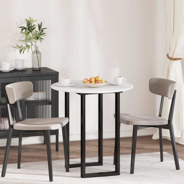vidaXL Placă de masă Alb 70 x 70 x 1.5 cm Lemn compozit
