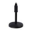 Mini suport extensibil cu talpa rotunda si filet prindere universal 1/4 pentru ringlight, mcrofoane, Negru, Oem