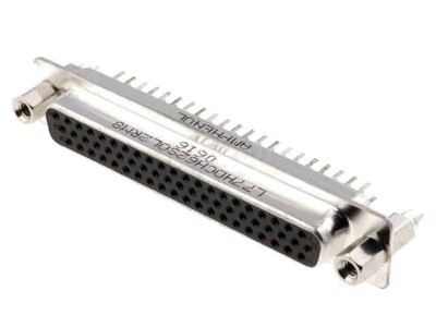 Conector D-Sub HD 62 pini, mamă THT foto