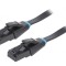 Cablul Patch Cord U/UTP 6 Litat OFC PVC Negru 2m 32AWG Plat