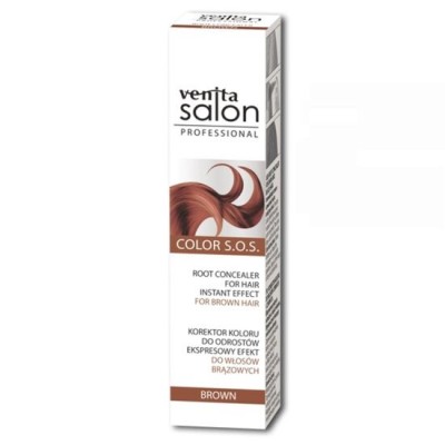 Spray Camuflare Radacini, S.O.S., pentru par Brown/Castaniu, Venita, 75ml foto