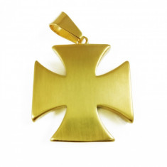 Pandantiv masonic auriu - Crucea Cavalerilor Templieri - MM734