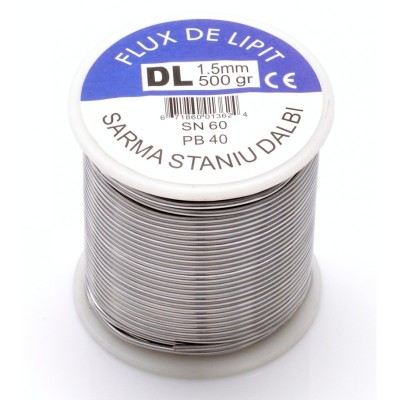 Fludor de Lipit cu Pasta , 500g - 1,5mm , SN60/PB40 foto