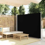 vidaXL Copertină laterală retractabilă, negru, 160x500 cm