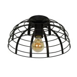 Plafoniera LUCIDE ELODIE din otel, E27, IP20, model 45149/30/30, negru