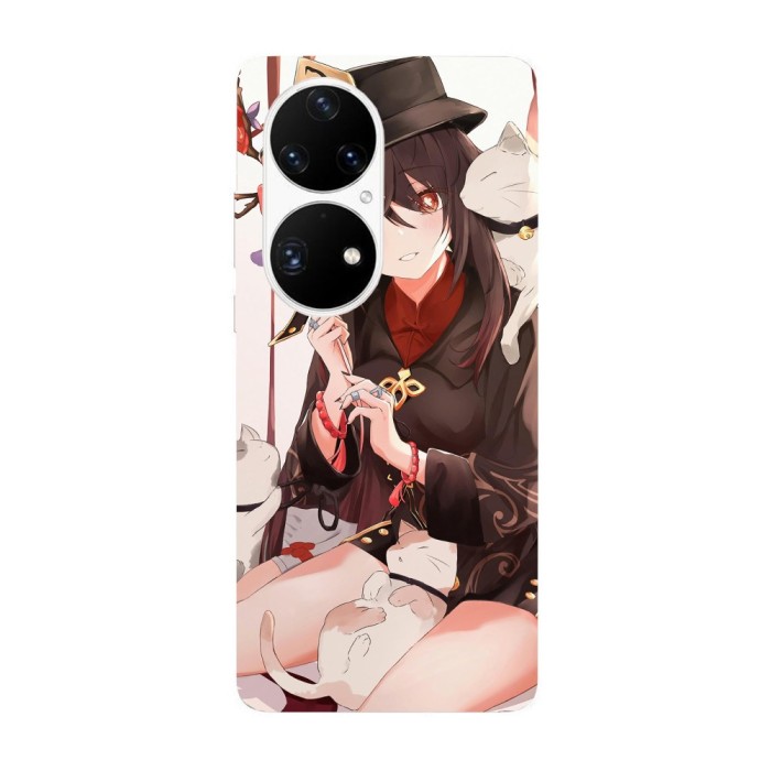 Husa compatibila cu Huawei Nova 9 model Hu Tao Genshin Impact, Silicon, TPU, Viceversa