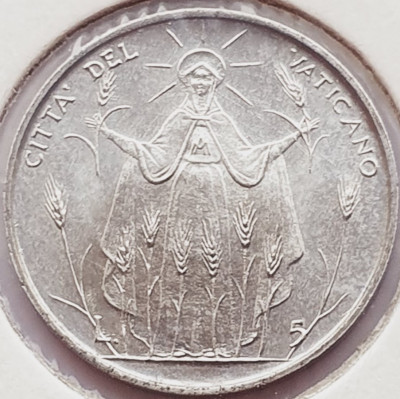 3114 Vatican 5 Lire 1968 Pavlvs VI (FAO) km 102 foto