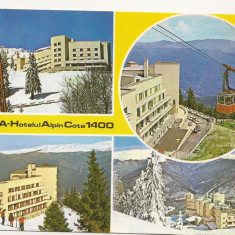 Carte Postala veche Romania - Sinaia - Hotel Cota 1400 , circulata