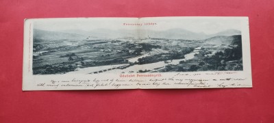 Hunedoara Petrosani Petrozseny Vedere generala c.p. dubla foto