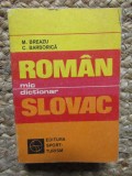 MIC DICTIONAR ROMAN - SLOVAC-M. BREAZU, C. BARBORICA