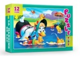 Puzzle - La margine de lac (12 piese)