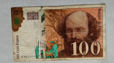 Franța - 100 Francs / franci (1997) foto