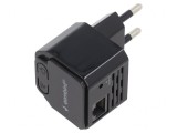 Repeater WiFi RJ45 Schuko Negru
