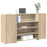 VidaXL Birou de recepție Stejar Sonoma 180x50x103,5 cm Lemn prelucrat 3324171