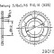 Pinion spate 47 dinti pas lant 525 - Honda CB 600 F Hornet - CBF 600 - CBR 600 - VT 750 - CBR 900 RR Fireblade - XL 1000 Varadero